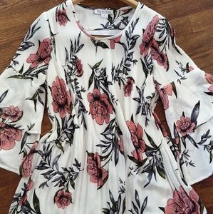Anthropologie Loveriche Dress tunic floral small